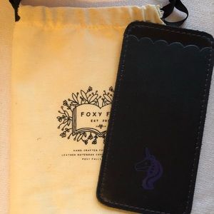 Foxy Fix midnight Petal double pen sleeve